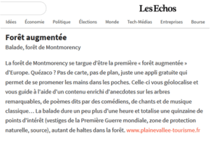 article les échos avril 21