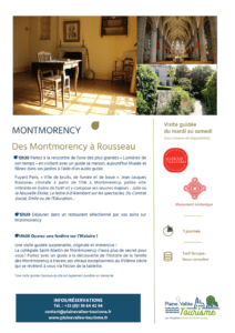 visite groupes des montmorency à rousseau